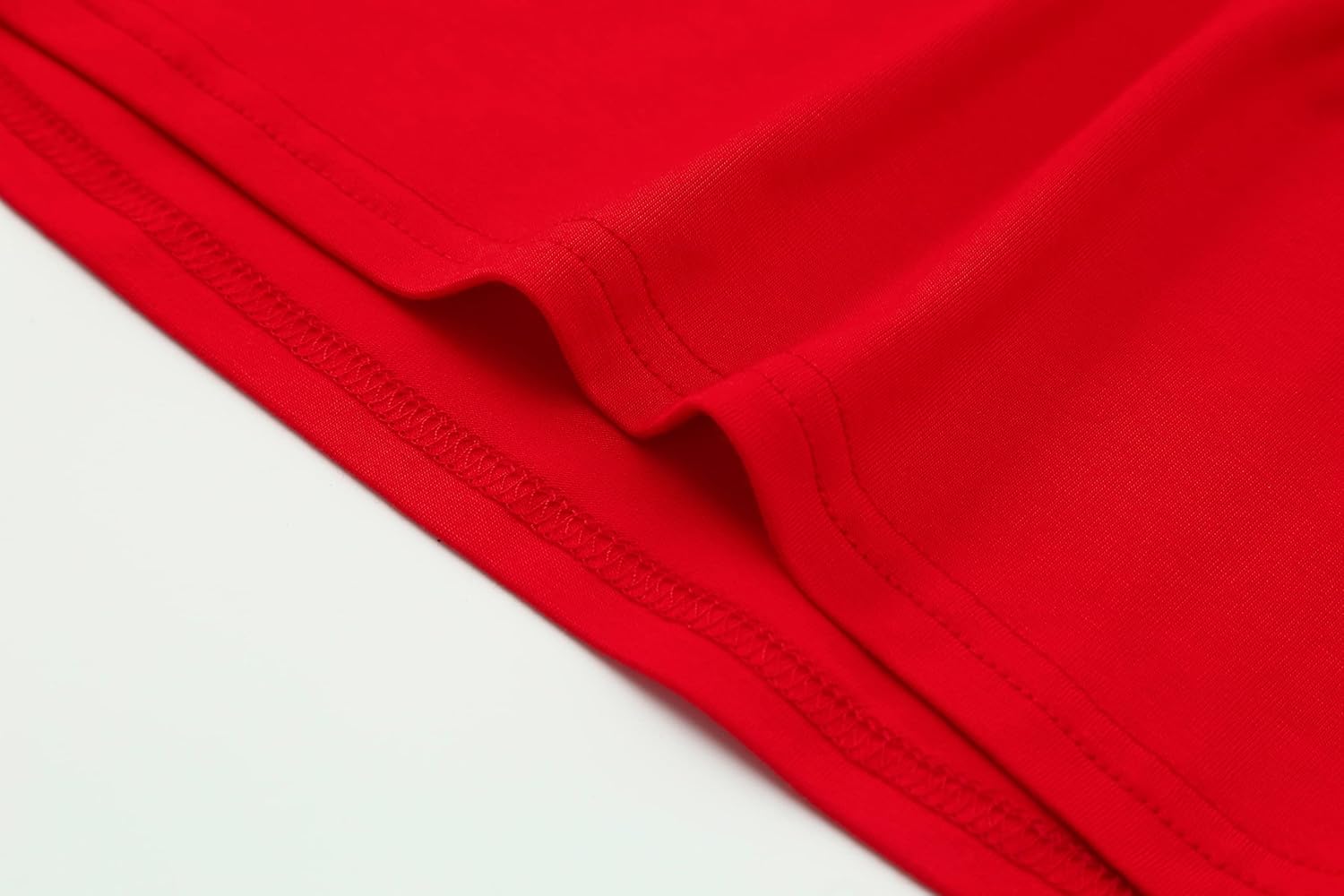 OThread & Co. Women's Short Sleeve V-Neck Crop Top Basic Comfy Stretch Tee - Image 7