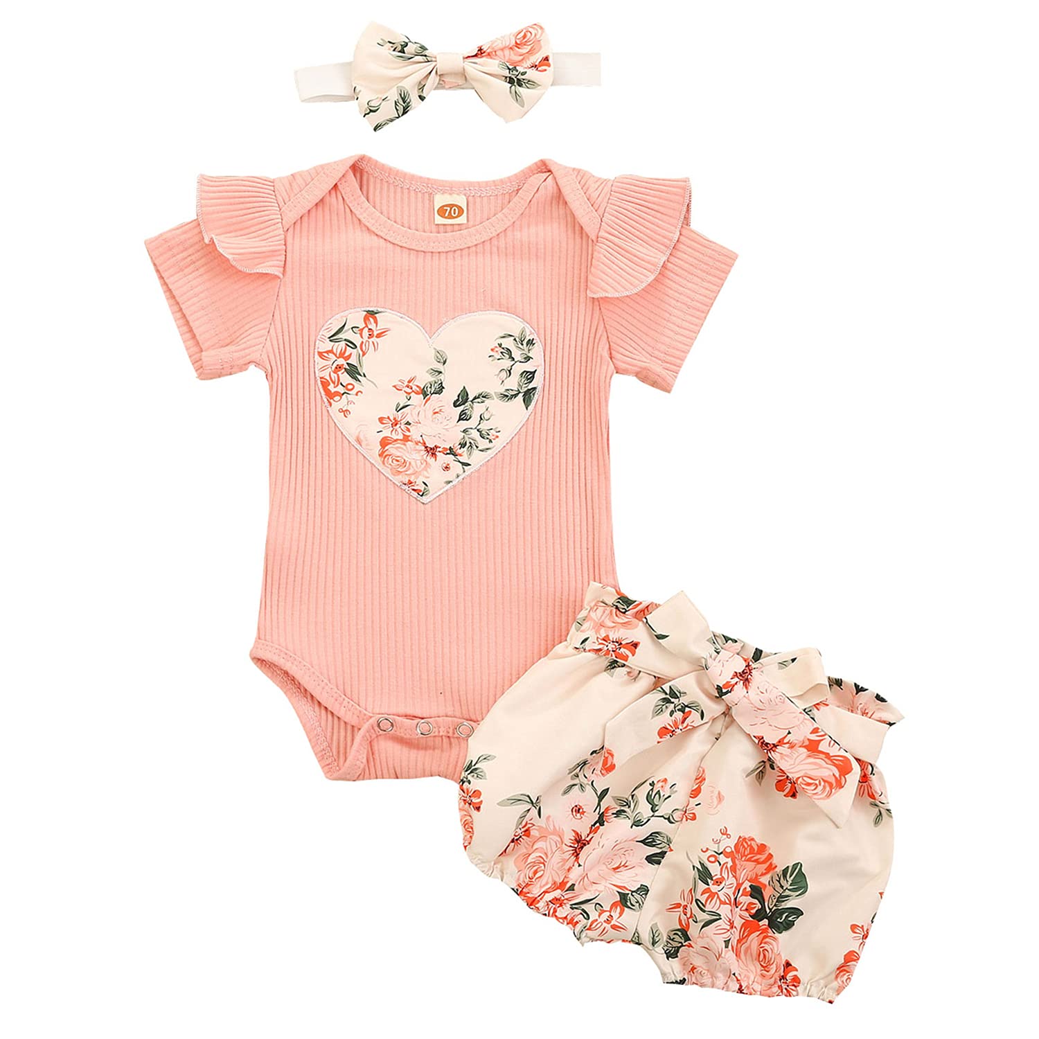 FYMNSI Tutina Da Bambina 1° Compleanno In Cotone A Maniche Corte C 943309