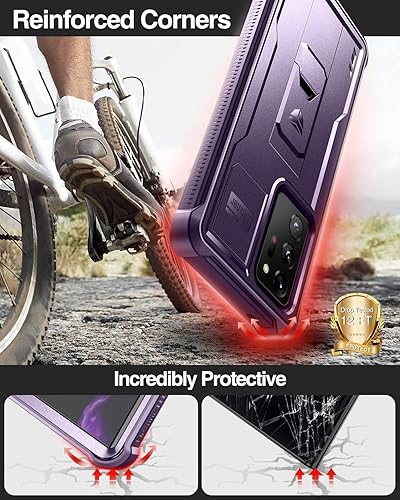 Miniatura 3 de Dexnor Funda protectora para Samsung Galaxy Note 20 Ultra 5G protector de pantalla integrado y soporte de apoyo protección de grado militar