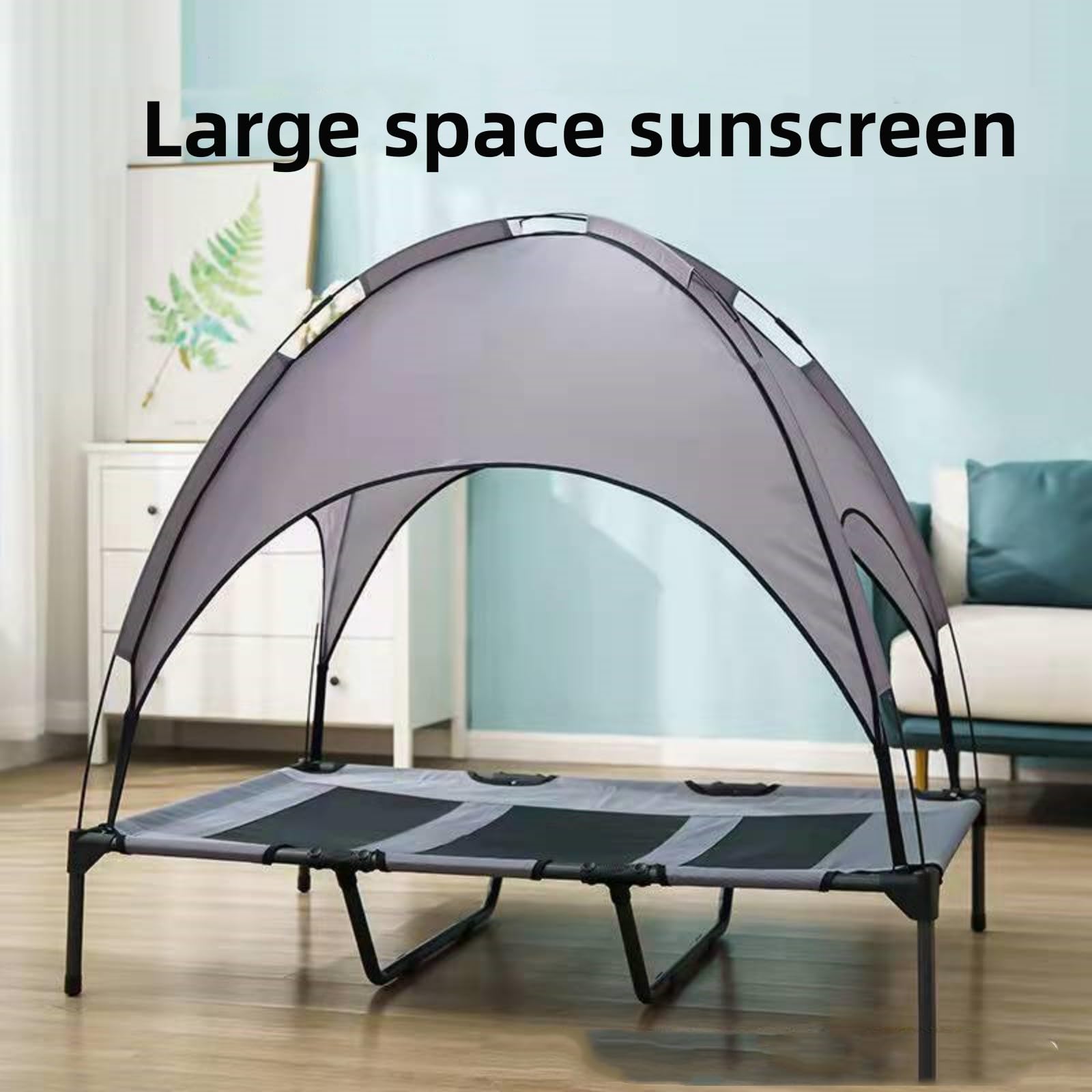 Baldachin-Zelt Für XL-Hundebett – 178x140 Cm, Pop-up, Wasserabweisend, UV-Schutz, Für Garten, Camping & Terrasse