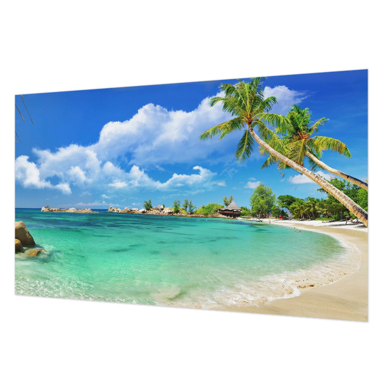 Décoration murale intissée paradis tropical 416x254 cm pour masquer les défauts