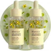 Centella Serum with 494,700 ppm Centella Asiatica, Unscented Soothing Ampoule for Acne-Prone & Sensitive Skin, Redness Relief, Hyaluron/Niacinamide, Korean Skincare, 60ml/2.02 fl oz 2PCS