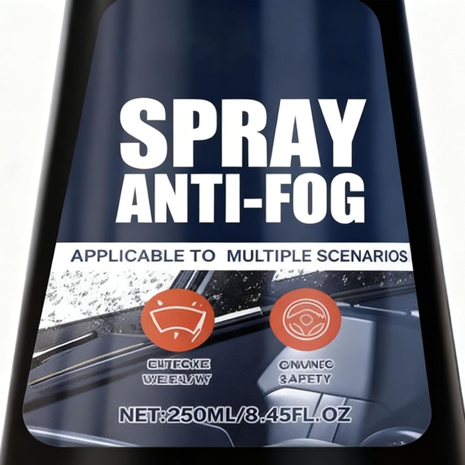 Anti Fog Windshield Cleaner, Anti Rain Organizer Supply, Mirror Defogger for Truck Outdoor Daily Commute Winter Morning Highway Garage Household Gear Reliable Organizer Portable