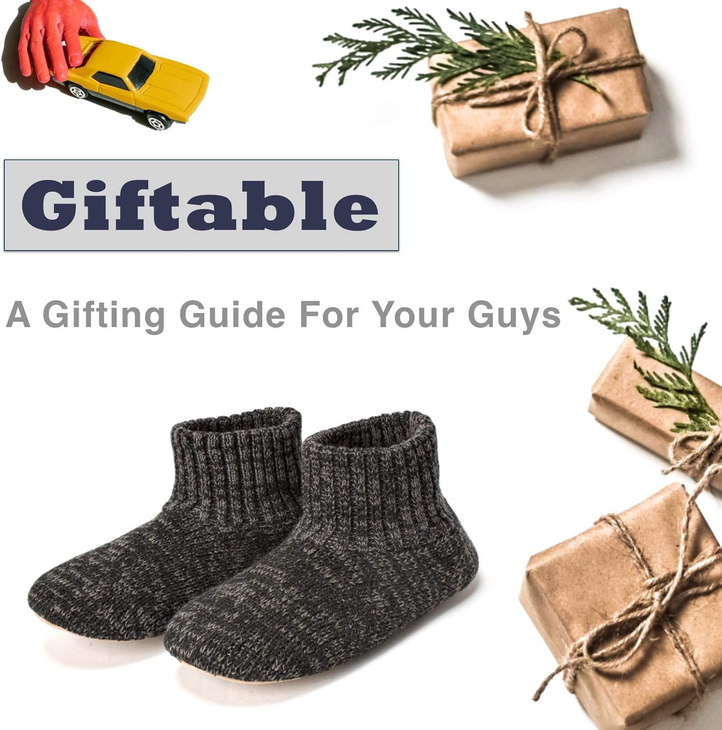 Cozylook Men's Slipper Socks with Grips, Fuzzy Indoor Slippers for Men, Soft Warm Winter Socks with Non-slip Soles - Image 6