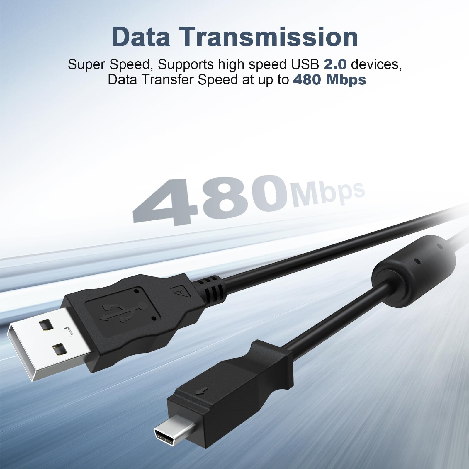 OTB Cavo Dati USB Per Kodak EasyShare C140 Sostituito: Kodak U-8, Per Il Trasferimento Dei Dati Tra Fotocamera E Il PC - Foto 9