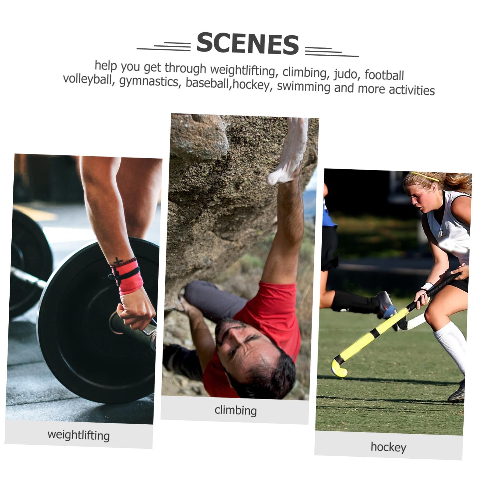 Hemoton Elastic Muscle Tape Tennis Grip Tape Grip Overgrip for Handles Roll Anti-Shock Film