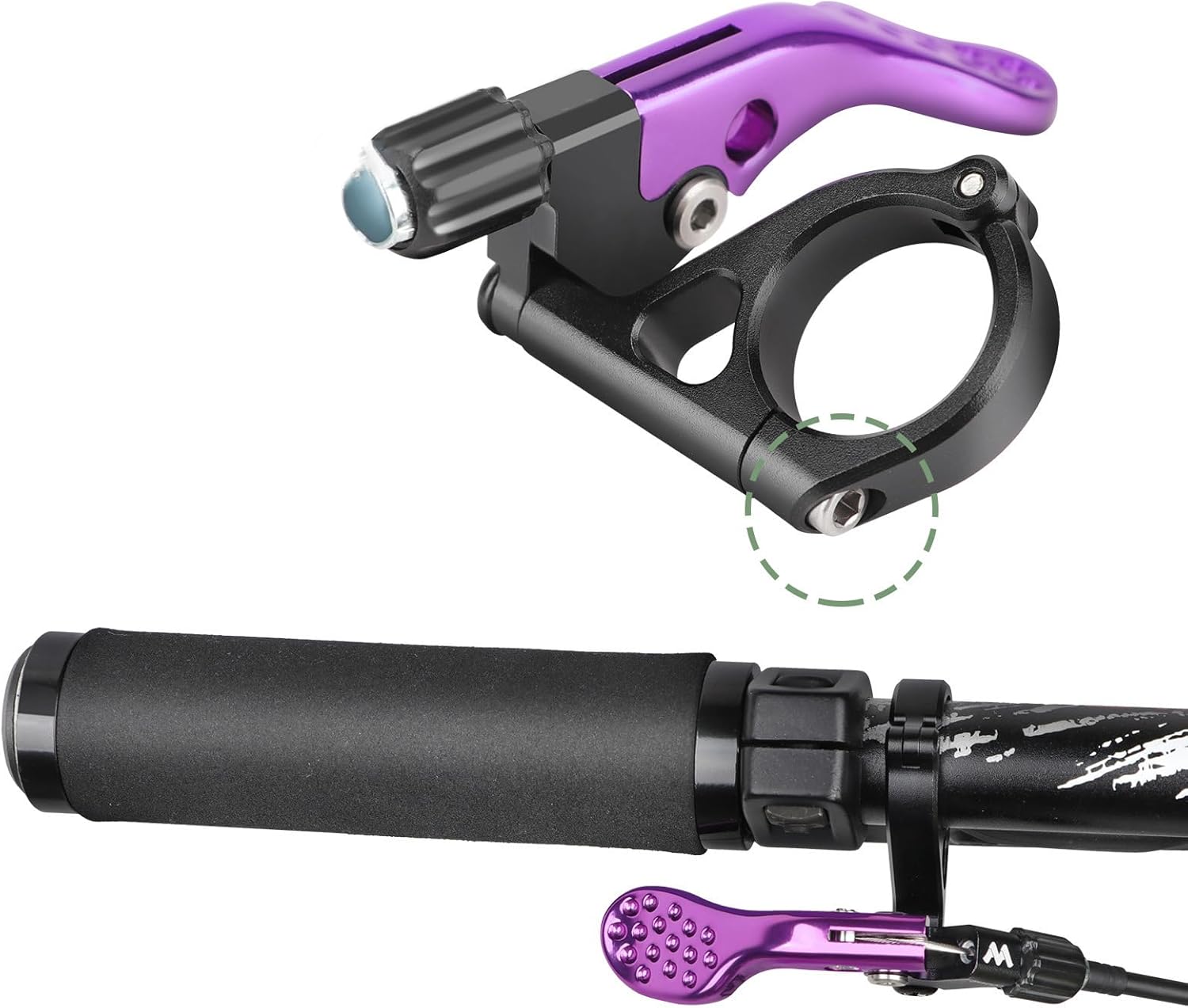 調節可能な自転車シートポストリモートレバー マウンテンバイク シートポスト ドロッパー リモートレバー 外部および内部ルート用