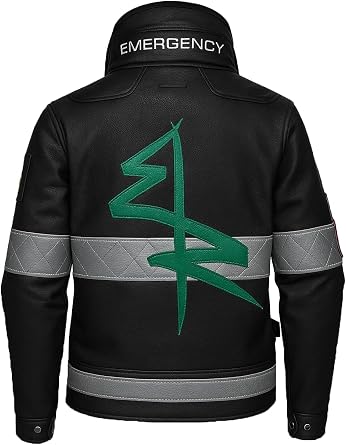 Gaming Cosplay Cyborg David Martinez Illuminate Cyber Emergency Punk Costume Edgerunners Yellow Cosplay Jacket