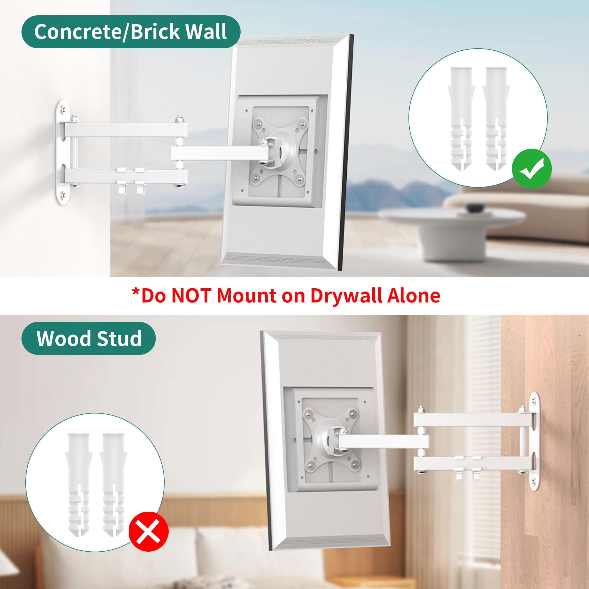 HomeMount Show 15/21 Wandhalterung für 25,4–81,3 cm (10–32 Zoll