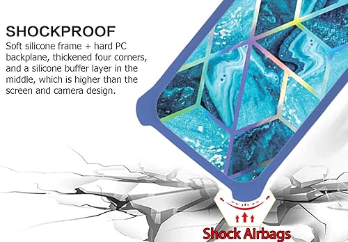 Miniatura 2 de Funda para Honor 50 0.18 oz, compatible con Honor 50 0.18 oz, con protector de pantalla de vidrio templado, PC + TPU 2 en 1, soporte de anillo, luz