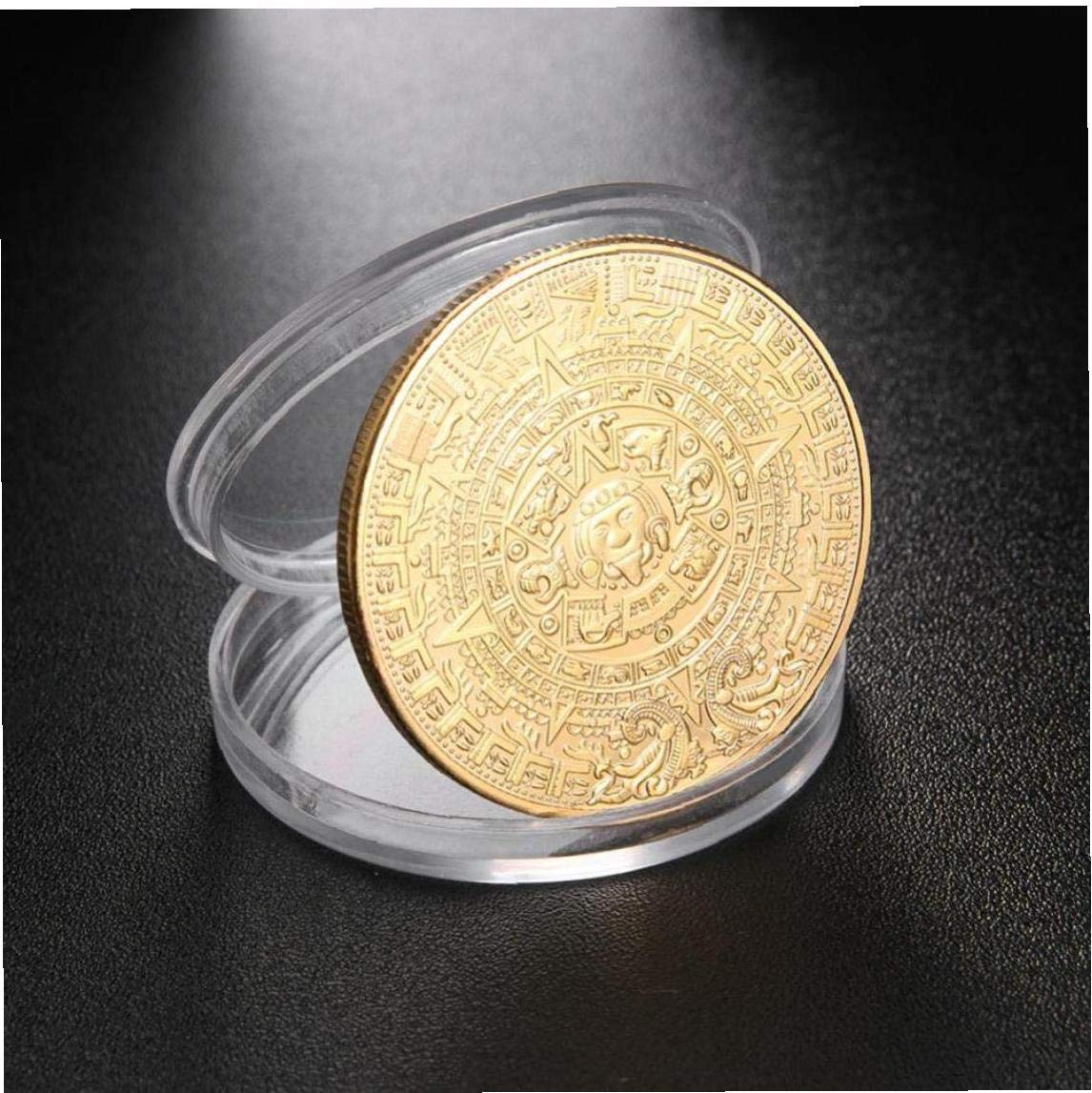 Zonfer Fantaisie Maya Pièce Commémorative en Or Plaqué Bitcoin Collection  Coinstourism Art Collection Art : Amazon.fr: Jeux et Jouets