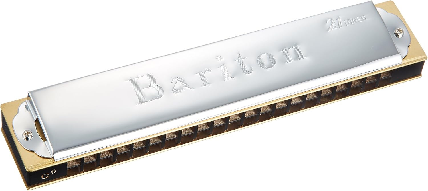 TOMBO NO.1821 Bariton Harmonica Key of C-sharp