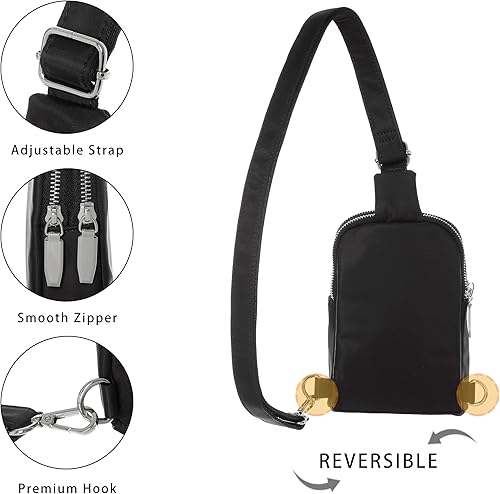 Miniatura 3 de Haytijoe Bolso bandolera pequeño para mujer, monederos de viaje antirrobo, bolsa cruzada para mujer, riñoneras