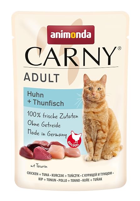 Foto 5 de 5 de animonda Carny Pienso Comida para Gatos Adultos, Comida húmeda para Gatos Adultos, sin Cereales