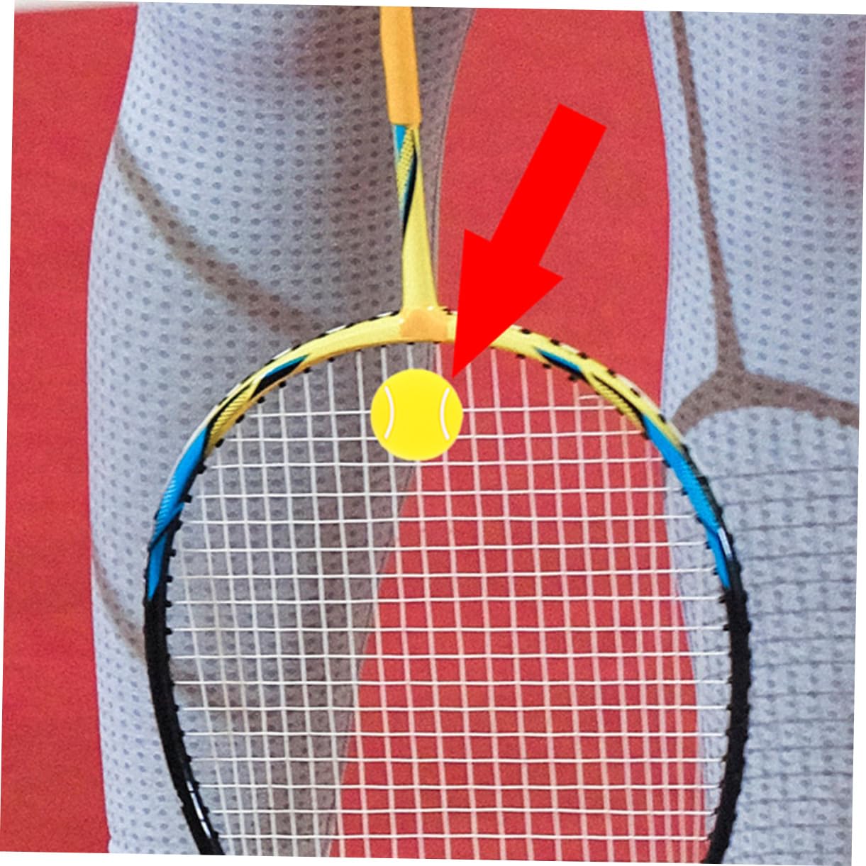 SUPVOX 8Pcs Tennis Racket Vibration Dampener for Tennis Rackets for Enhanced Comfort and Stability
