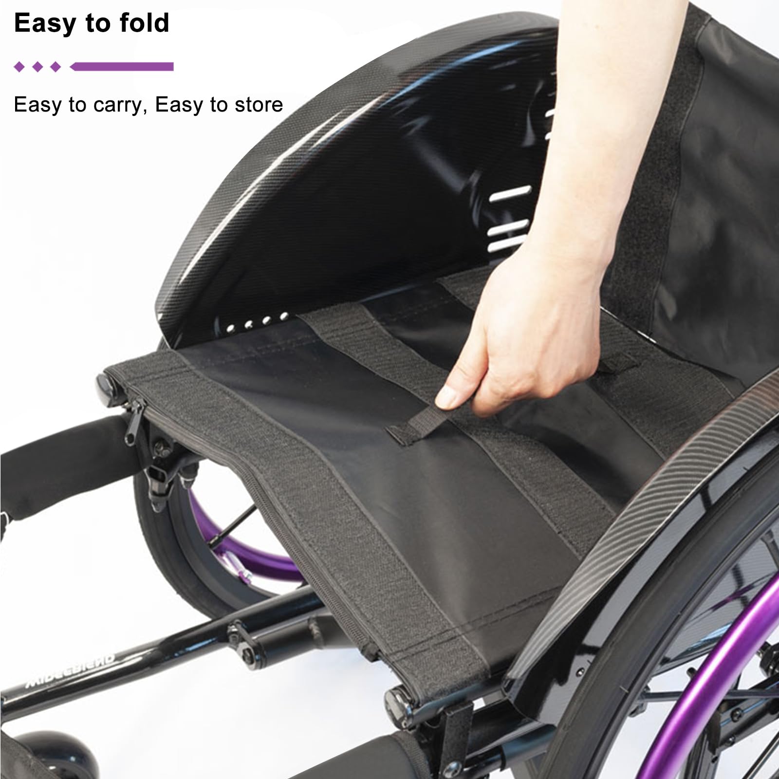 Sedia A Rotelle Sportiva Leggera,sedia A Rotelle Pieghevole E Portatile,sedia A Rotelle Pieghevole Da Trasporto,sedia A Rotelle Multifunzionale Antiribaltamento,sedia A Rotelle Manuale(Size:40cm/15.7i