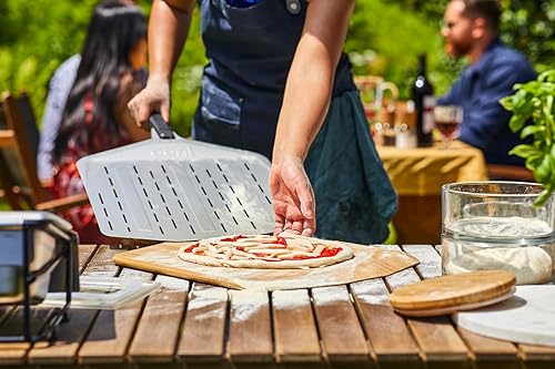 Miniatura 3 de Ooni Cáscara de pizza de bambú de 16 pulgadas, tabla de servir de madera de 16 pulgadas, espátula de pizza, accesorios para horno de pizza