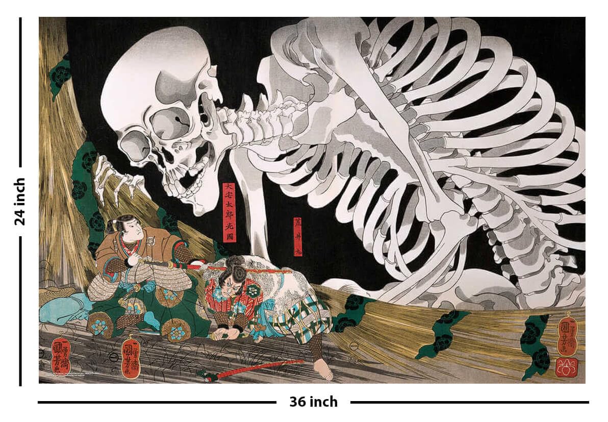 Skull on book アクリル原画 モブサイコ100 Ⅲ 1期名場面原画アクリルブロック／11話霊幻