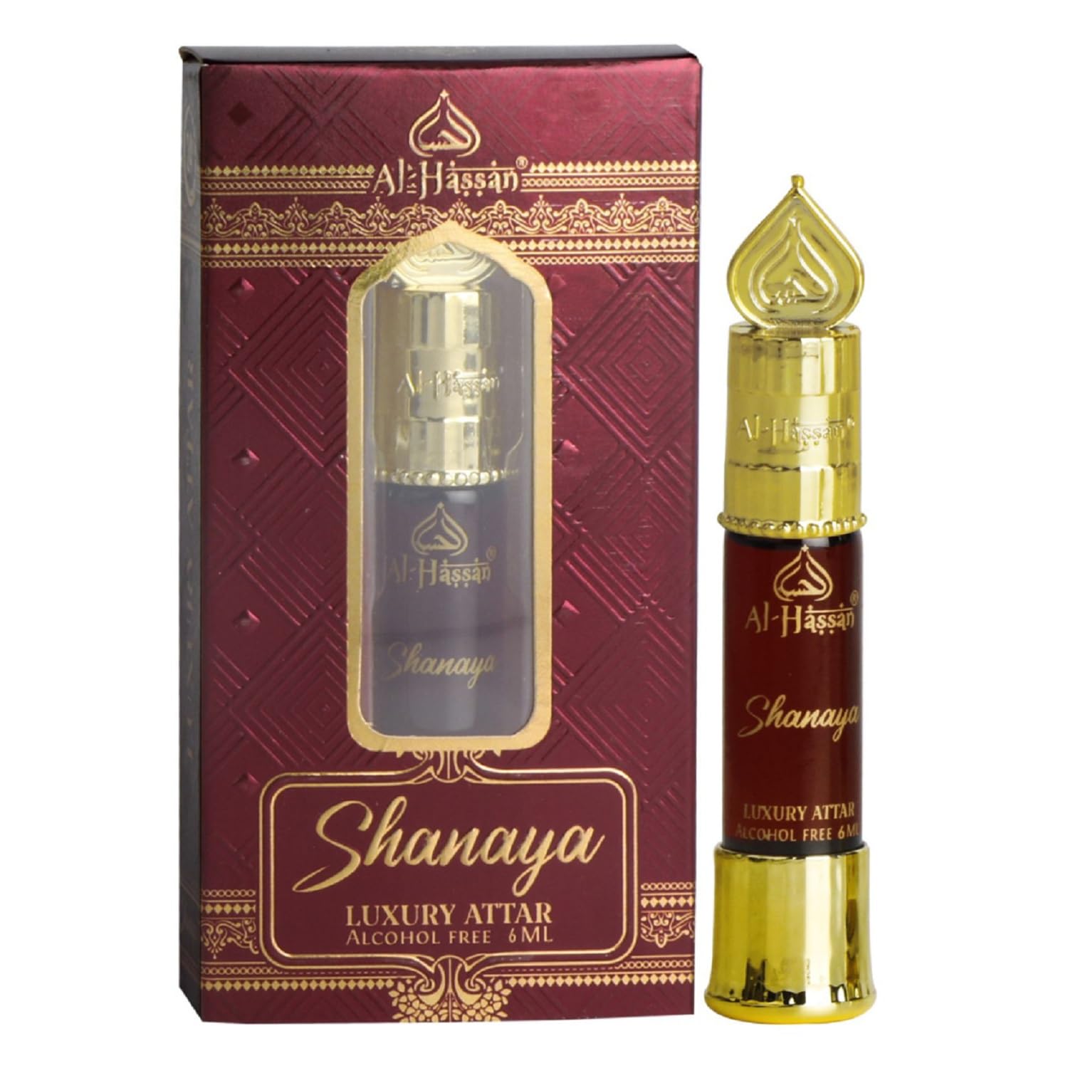 Al - Hassan Shanaya Attar For Men & Women - 6ml | Alcohol Free Attar | Long Lasting & Captivating Fragrance