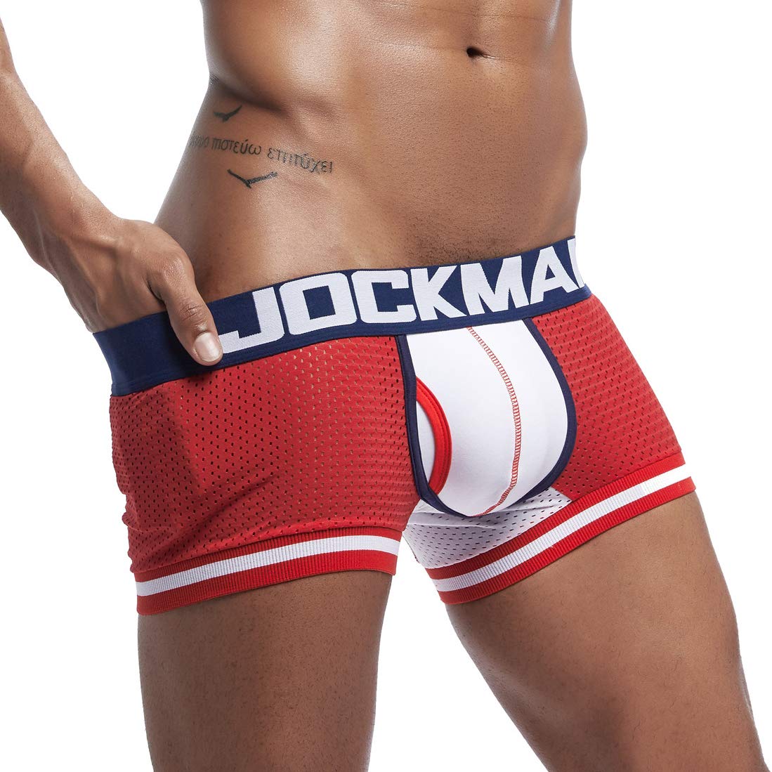 JOCKMAIL Boxer pour homme à séchage rapide, noir, XX-Large