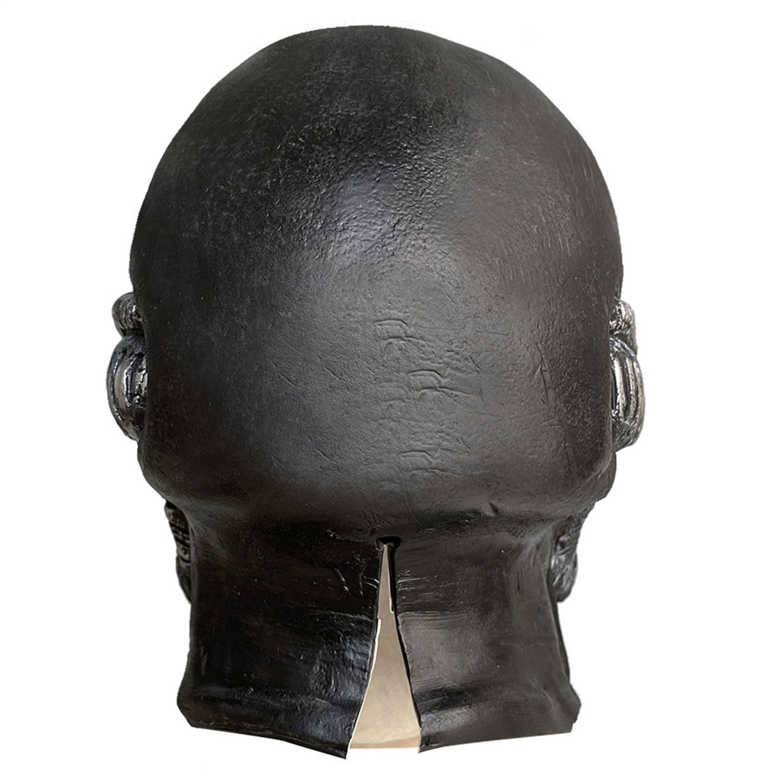 Headgear alieno per uomini – Casco da costume alieno di fantascienza | Maschera aliena Halloween Cosplay, casco spaziale futuristico per feste, festival, spettacolo di scena,