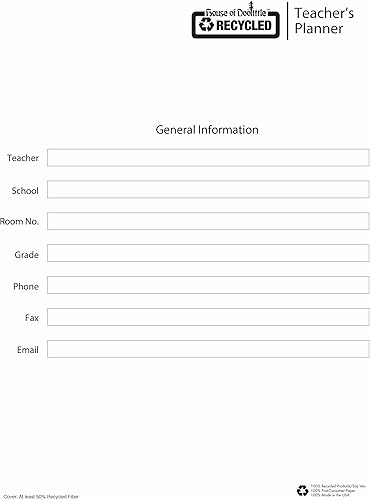 Miniatura 4 de Planificador para clase de House of Doolittle, Azul