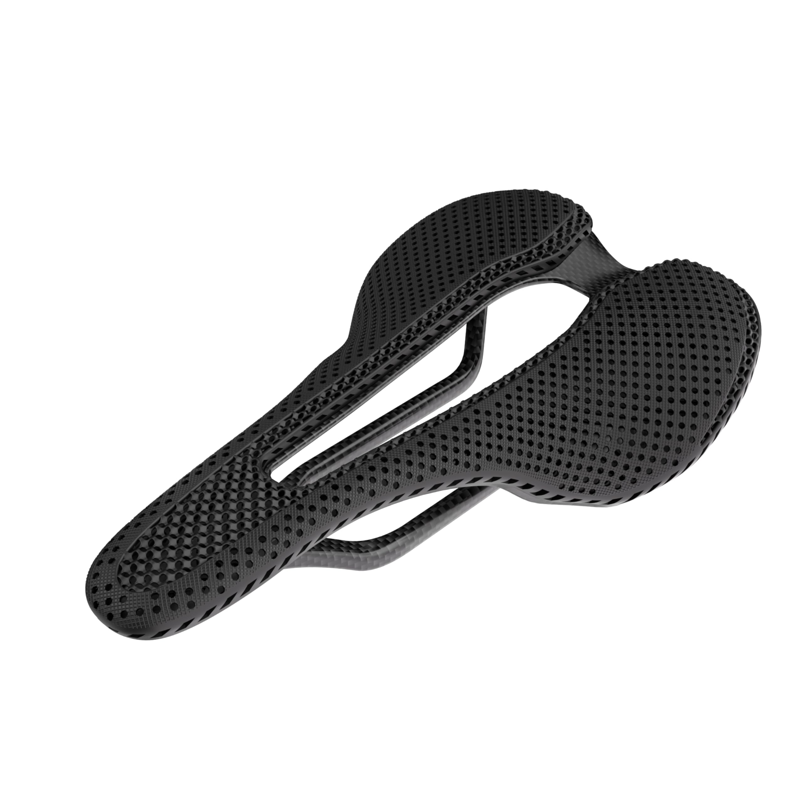 Photo 1 of Samassi 3D Printed Saddle - Ultralight Full Carbon Bike Seat for Road, MTB, and Gravel Bikes, Breathable Bicycle Saddle for Men and Women - Comfort Designed for Cycling Enthusiasts