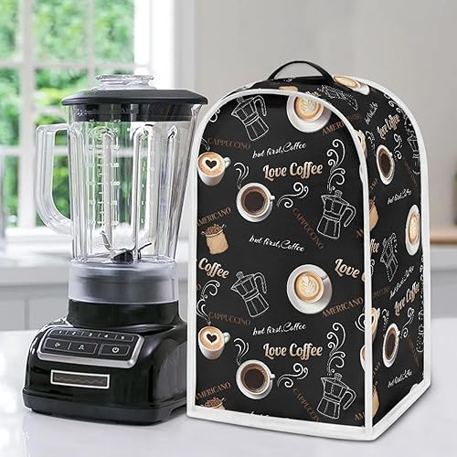 Psesaysky Cubierta de tela para licuadora de café, cubierta de tela para mezcladores, cubierta de jugo duradera para la mayoría de licuadoras