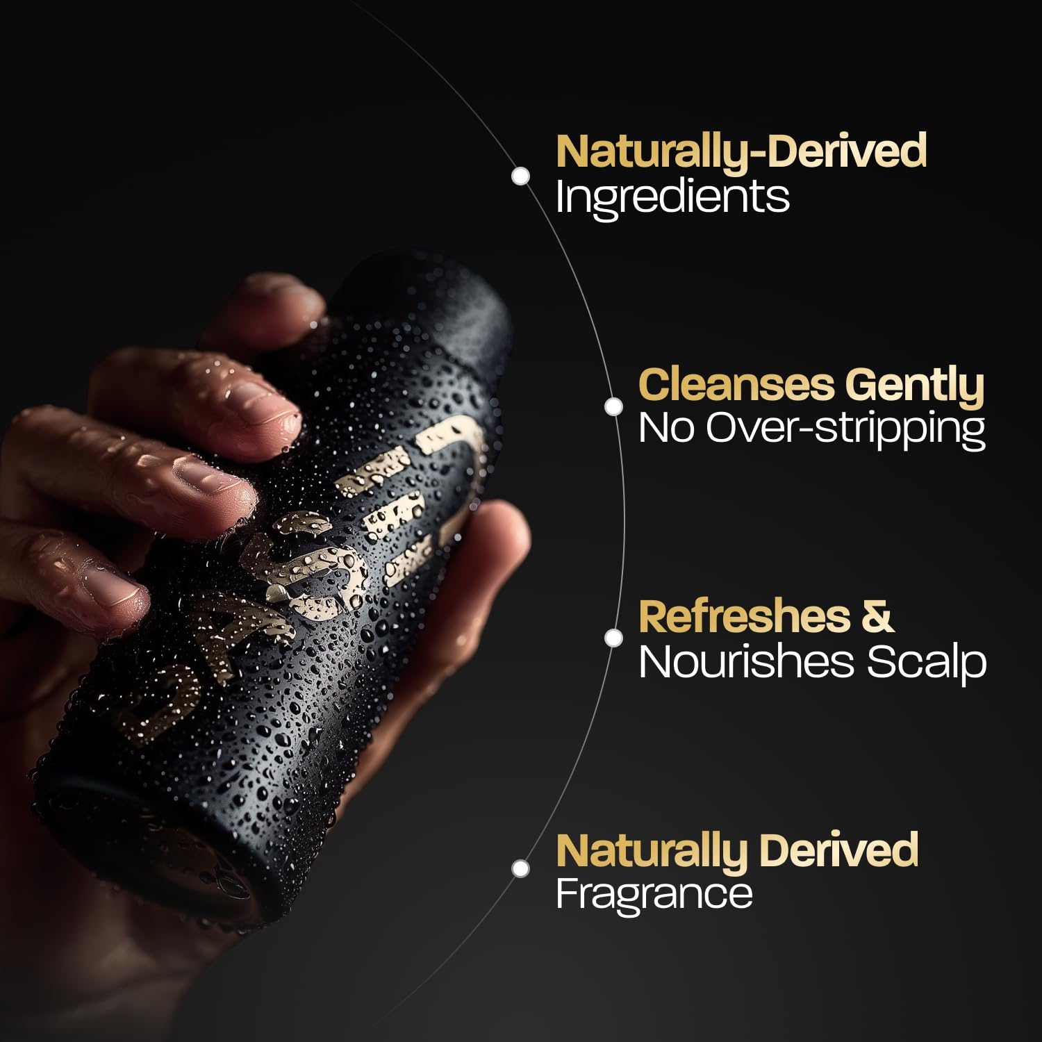 BASED 3-Piece Shampoo, Conditioner & Leave-In Hair Care Bundle
