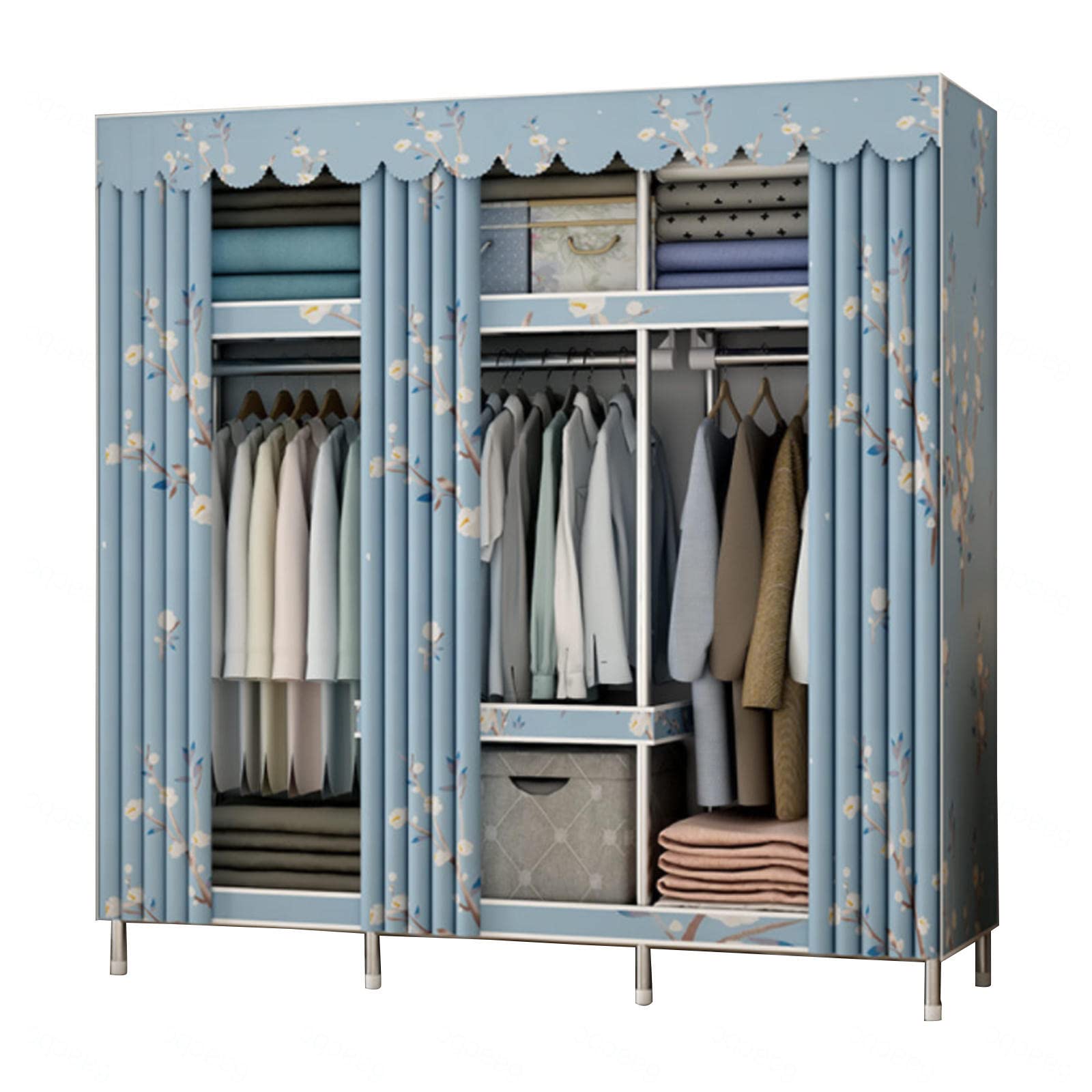 Organisateur de rangement pour placard dans la chambre d'amis