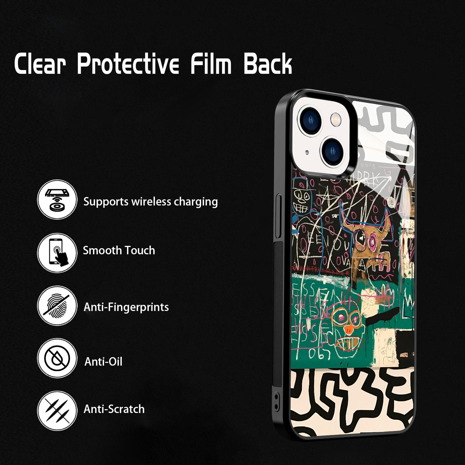 Amazon.com: qizjio Basquiat Phone Case Shockproof Protective