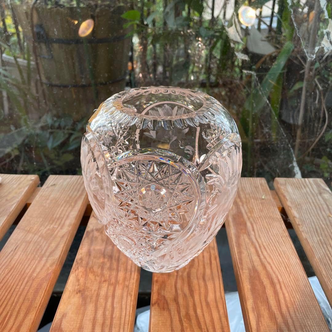 Amazon.co.jp: 旧東独製 LAUSITZER CRYSTAL ブレイクリスタルフラワー 