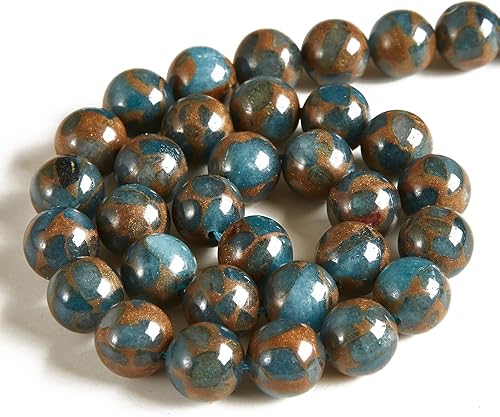 Miniatura 18 de 45 cuentas de turmalina negra de 0.315 pulgadas (0.315 in), cuentas de piedras preciosas naturales redondas sueltas