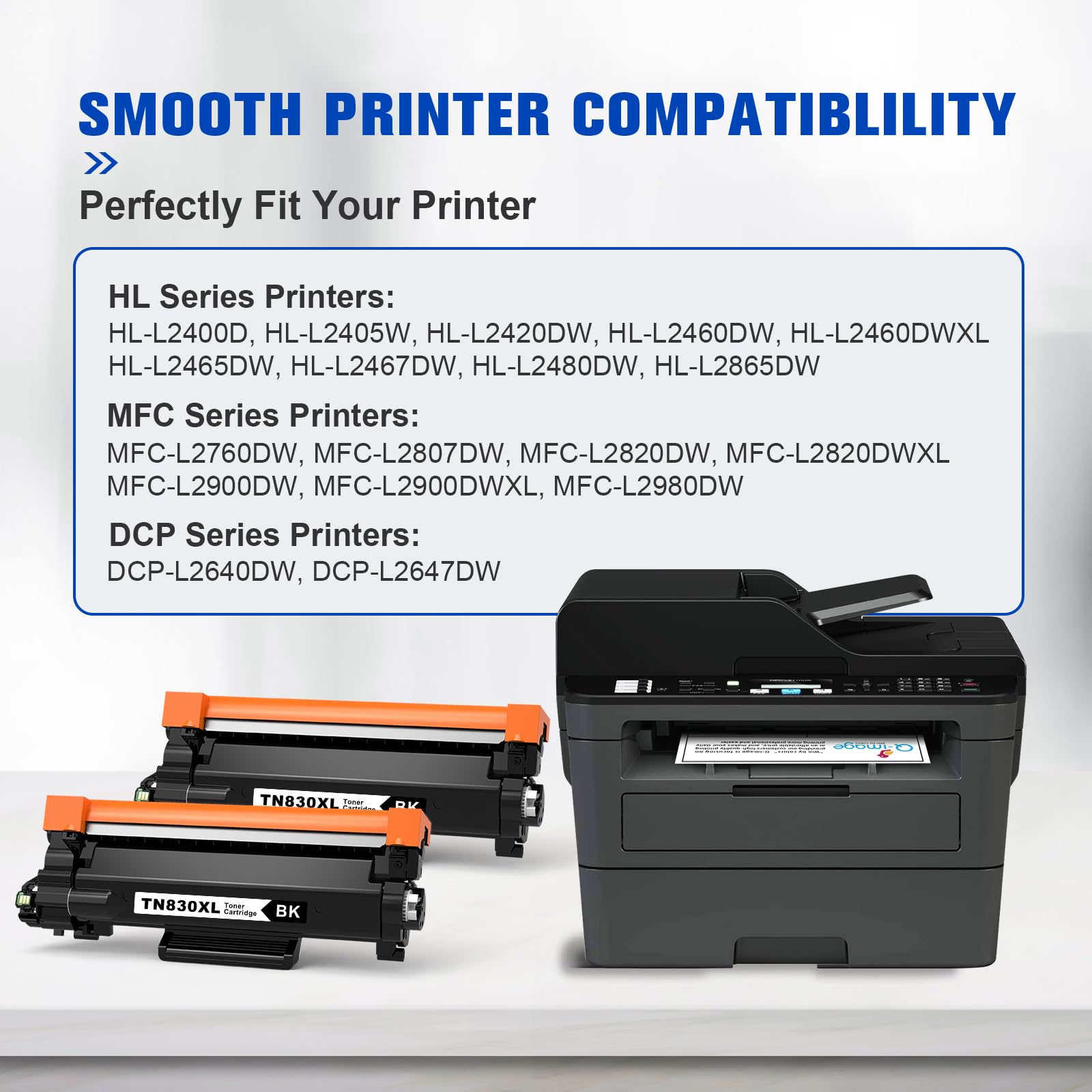 Q-image TN830XL High Yield Toner Cartridge Replacement