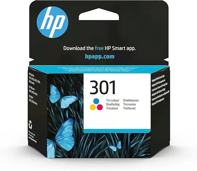 Cartouche d'Encre HP 301 XL Trois Couleurs Authentique (Cyan/Magenta/Jaune)