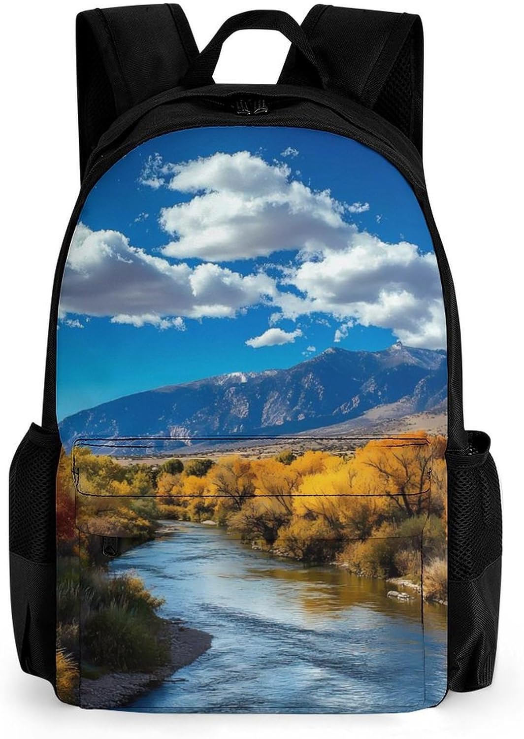 New Mexico Mountain Prints Laptop Backpack for Men Women Fashion Computer Bag Business Travel Daypack