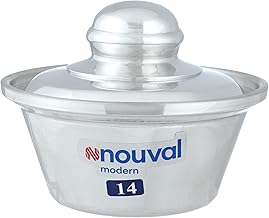 حلة المنيوم شاورمة نوفال الامودا هيفى مقبض استانلس مقاس 14