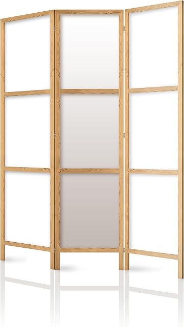 murando Room divider 135x171cm / 54"x68" 3 pieces non woven fabric German quality room divider wood design pattern hand made Home office Japan p-A-0009-z-b