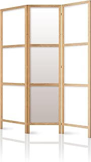 murando Paravento 135x171 cm 3 Parti Tessuto Non Tessuto di qualita Tedesca divisorio Legno Design Fatto a Mano deko Giappone p-A-0009-z-b