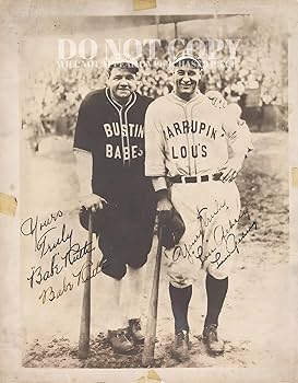 馬刺し ニューヨーク・ヤンキース Babe Ruth 元祖二刀流野球の神様 Amazon.co.jp: Babe Ruth and Lou Gehrig 写真11 X 14 - 壮大な