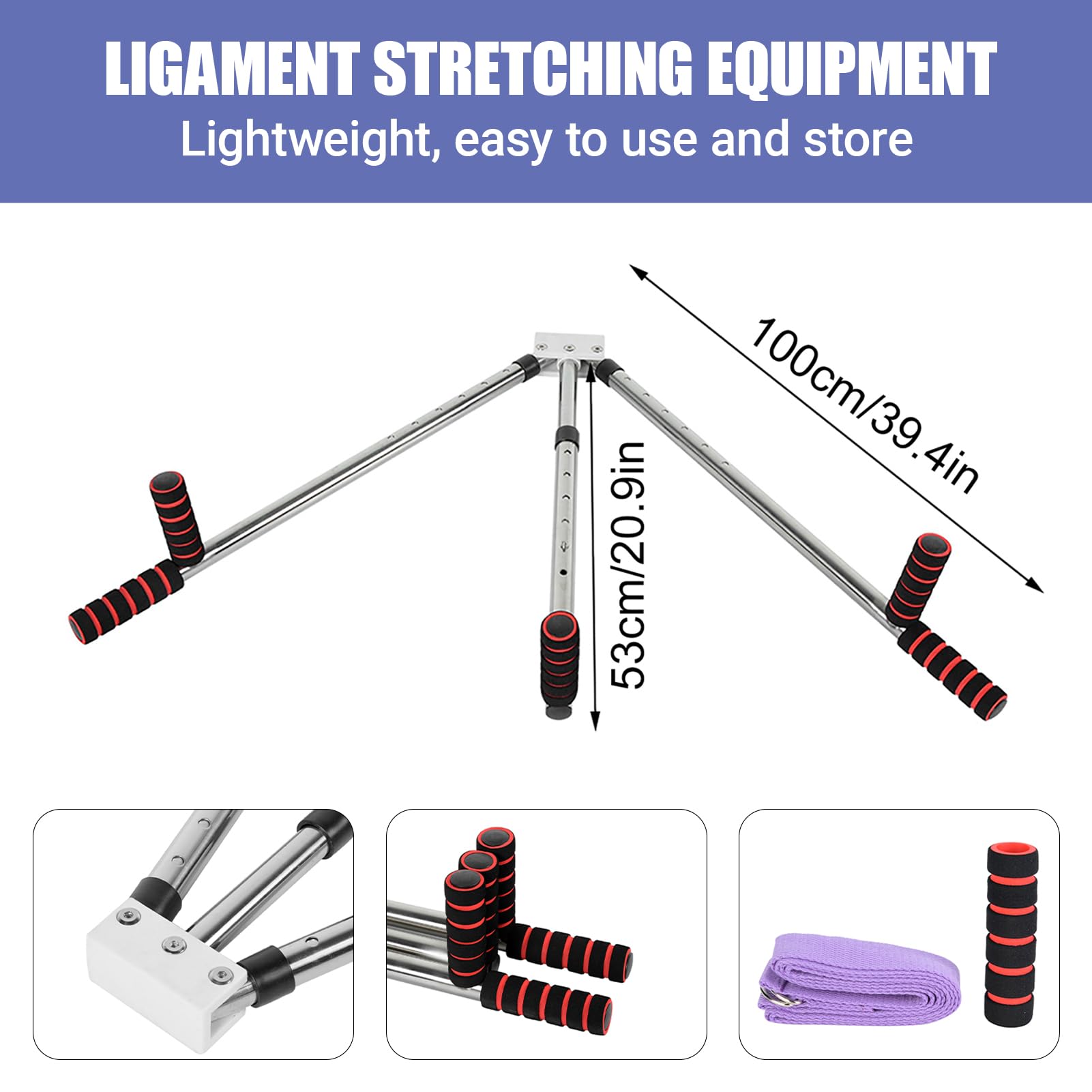 Stretch Machine, Divaricatore Gambe, Leg Stretcher Danza Ginnastica Yoga Stretching dei legamenti Attrezzatura per Allenamento per Balletto Yoga Danza Arti Marziali Macchina per Stretching