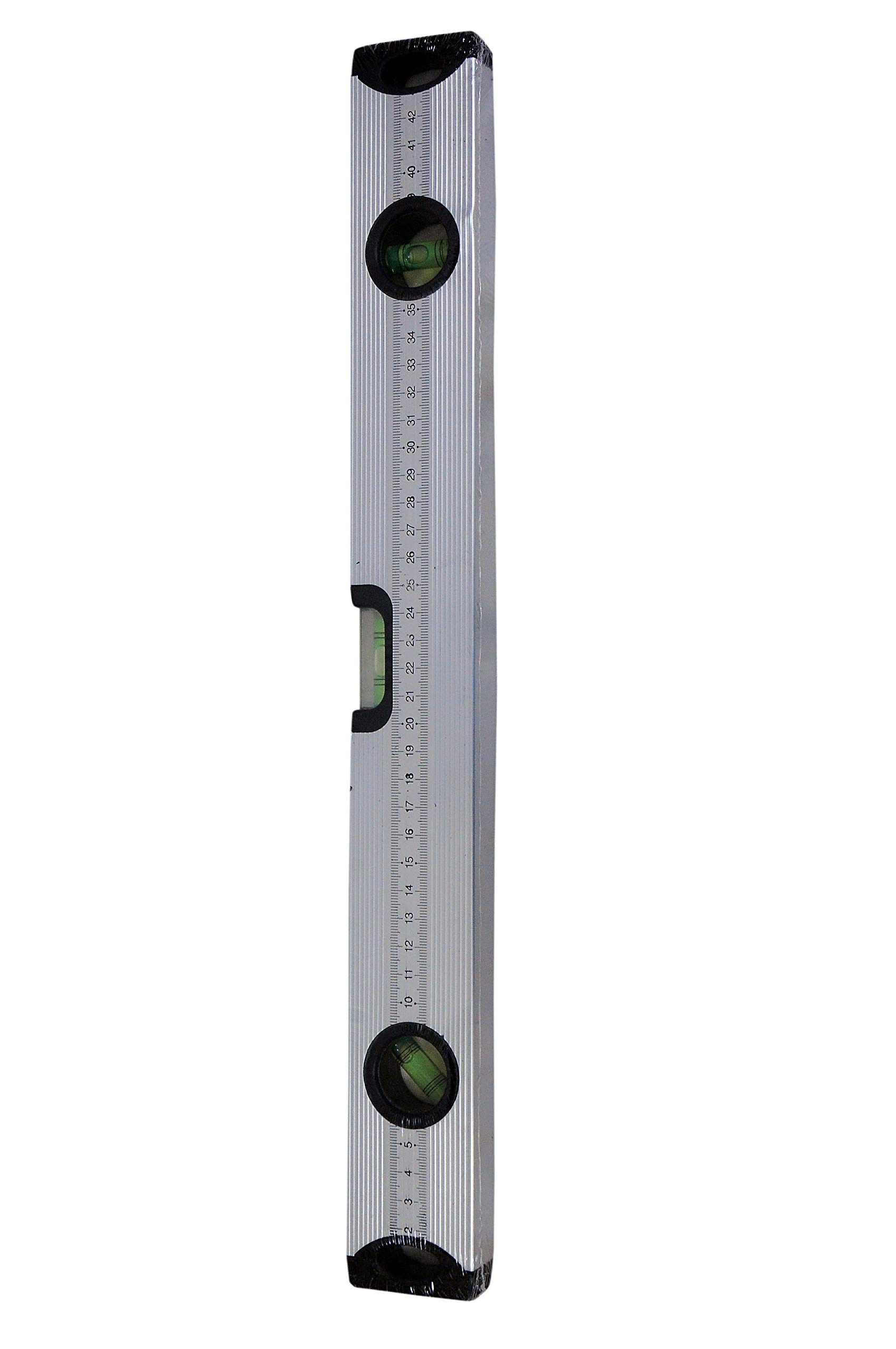 Jon Bhandari Tools 18 Inch Aluminium Spirit Level Magnetic with 3 Vials | Heavy Duty, Accurate, Lightweight Level Tool with Measuring Scale for Woodworking, Construction & DIY 1