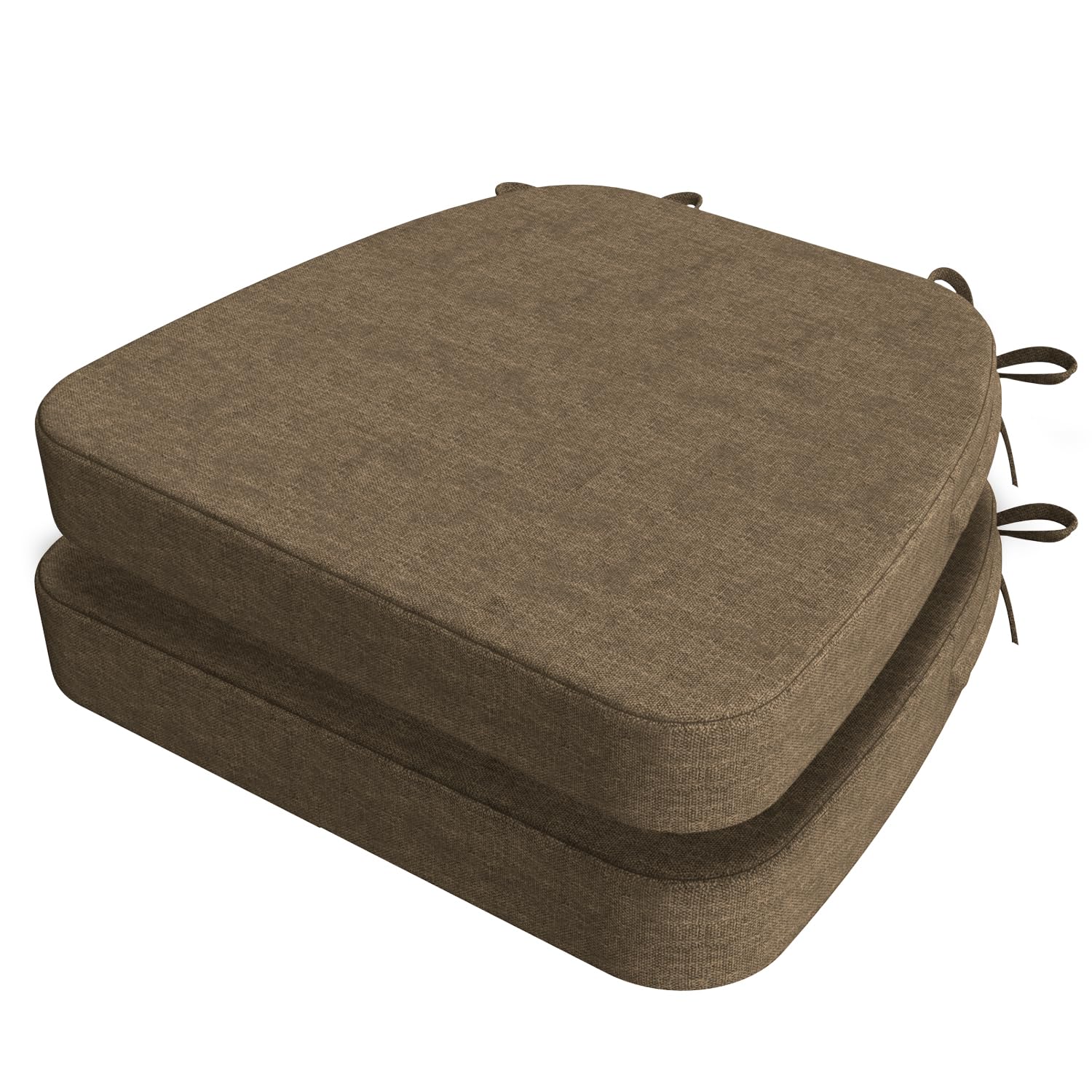AAAAAcessories Chair Cushions for Dining Chairs, 17 x 16 x 2 in, Set of 2