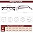 Kerecsen Reading Glasses 5 Pairs Fashion Ladies Readers Spring Hinge with Pattern Print Eyeglasses for Women (Mix Color -9, 1.00)