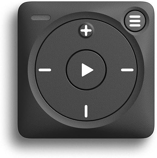 Mighty 3 Spotify & Amazon Music Player (2026 Edition) – Portable, Screen-Free, Works Offline – Compatible with Bluetooth & Wired Headphones – Stores 1,000+ Songs – No Phone Required (Black)