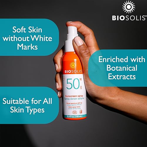 Miniatura 2 de Sun Spray SPF 50 - Protector solar en aerosol acondiciona la cara y el cuerpo - Filtros a base de minerales - Protege contra los rayos dañinos -