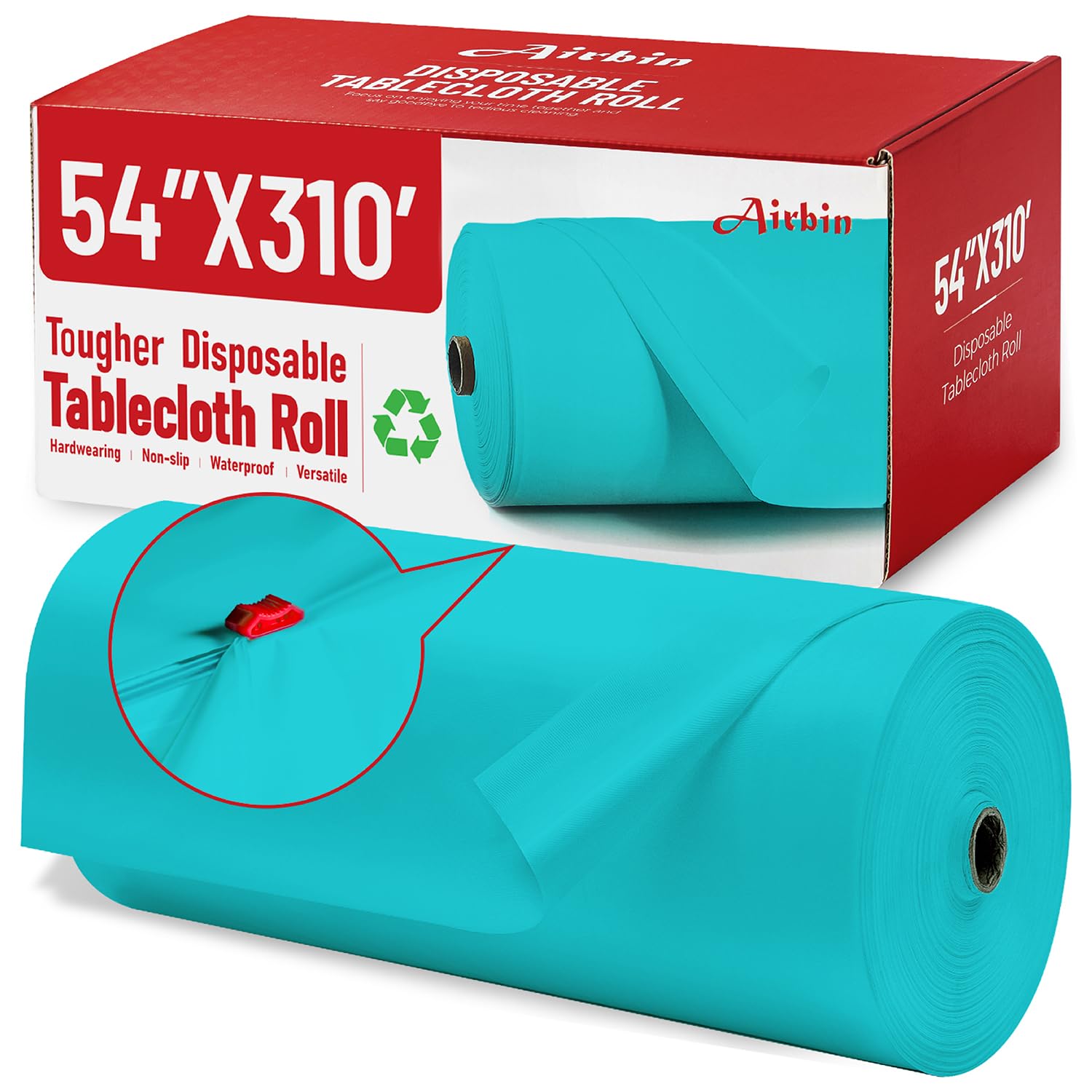 Plastic Tablecloth Roll, 310 Ft X 54 In Disposable Tablecloth Table Cover