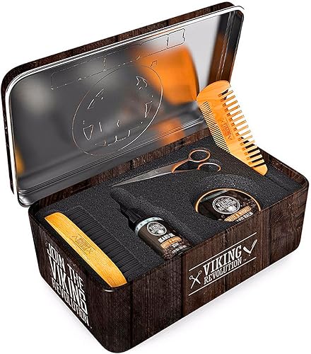 Vista 16 de Kit de crecimiento de barba - aceite, bálsamo, suero, rodillo Derma y peine de madera para el crecimiento de la barba y el bigote