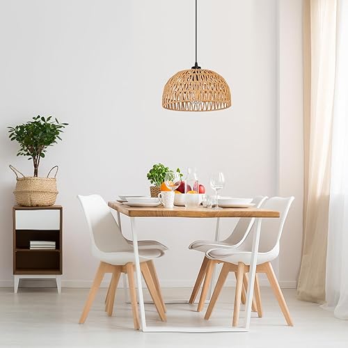 Miniatura 4 de DEC LUCE DECOLUCE LIGHTING Lámpara colgante de ratán rústico
