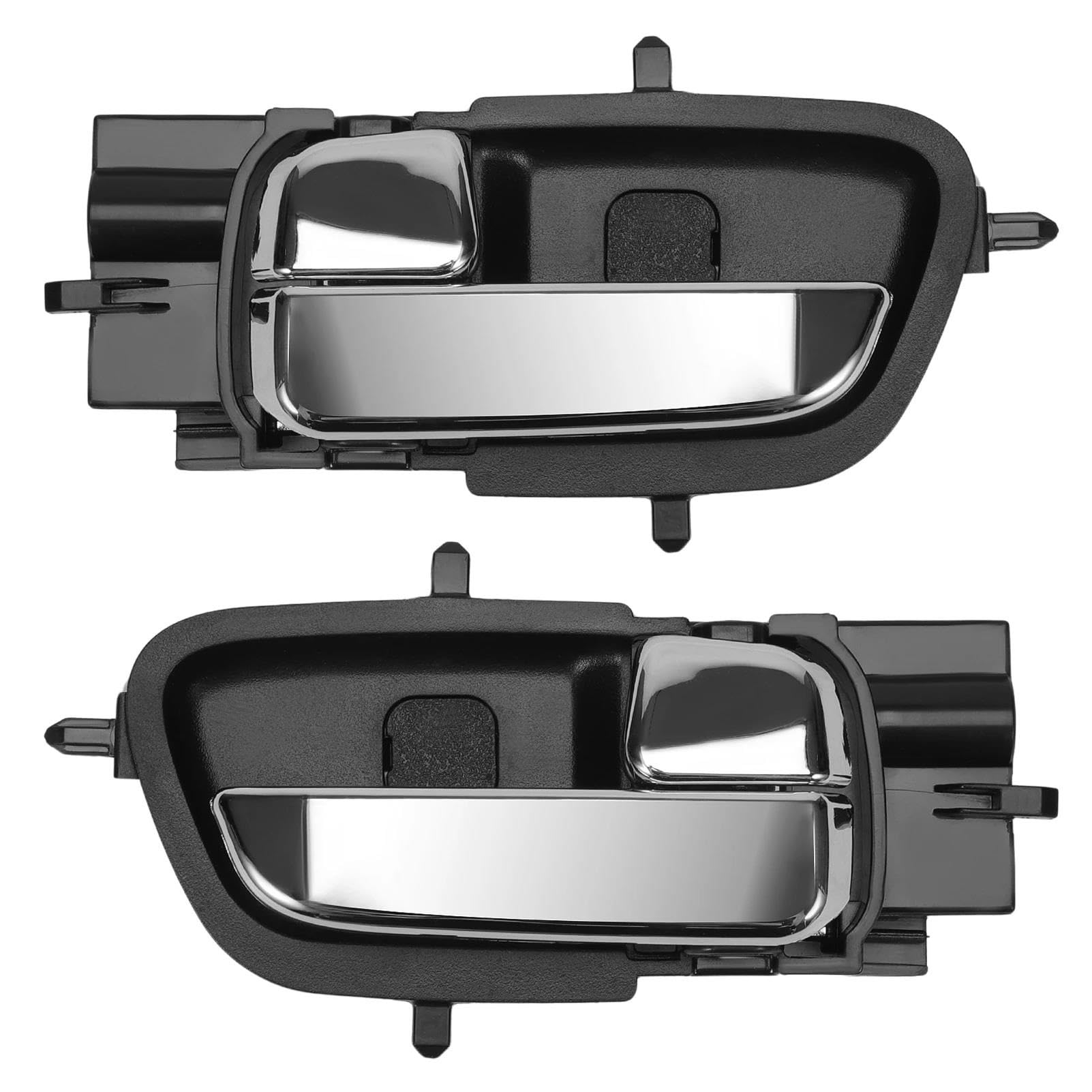 KMAGE Interior Door Handle 1 Pair Chrome Interior Door Handles for Hyundai I20 2008-2015 82620-1J000 82610-1J000 826201J000